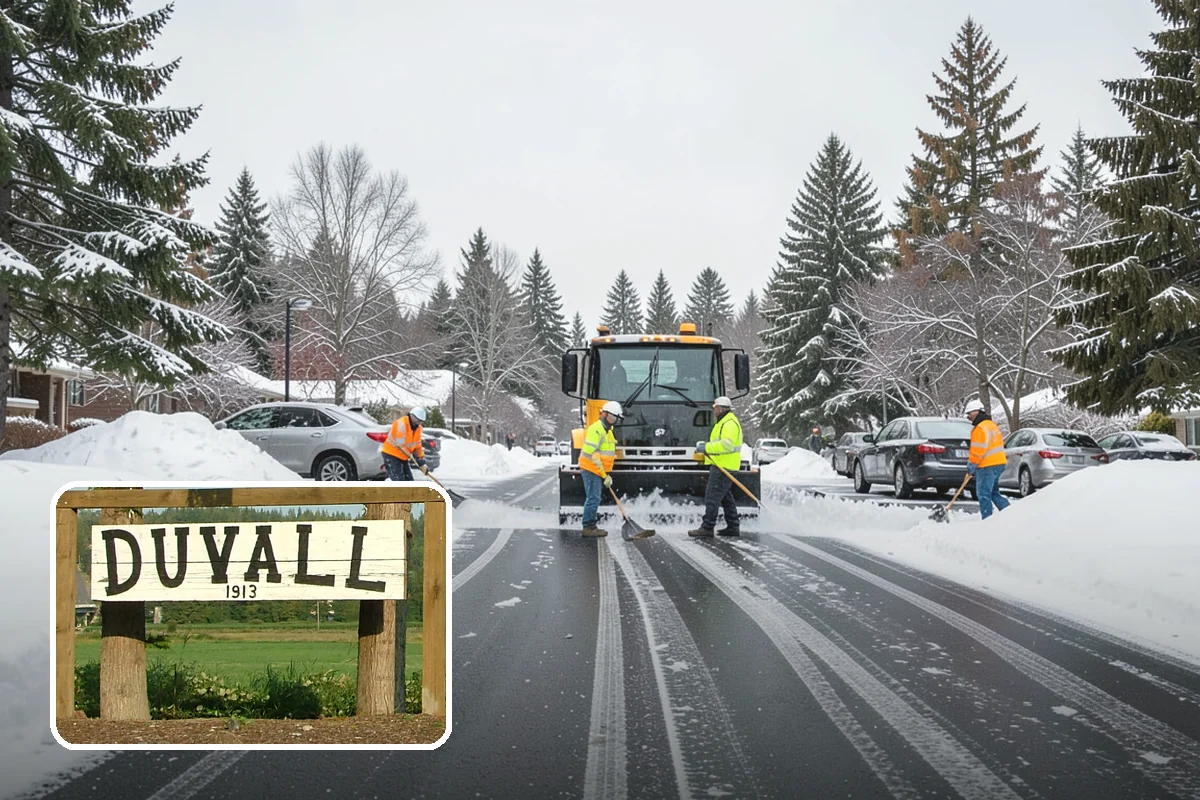 Dumpster Enclosure Clearing in Duvall, King County, WA - Keeps waste and recycling pickups on schedule through winter weather