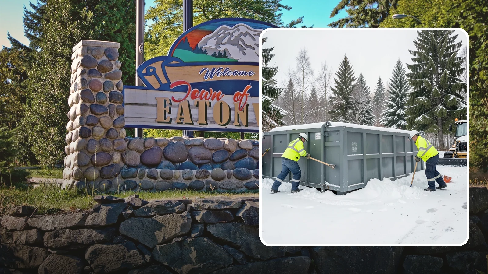 Dumpster Enclosure Clearing in Eatonville, Pierce County, WA - We clear the tight footprint around gated dumpster enclosures so waste haulers and staff can reach bins safely after Western...