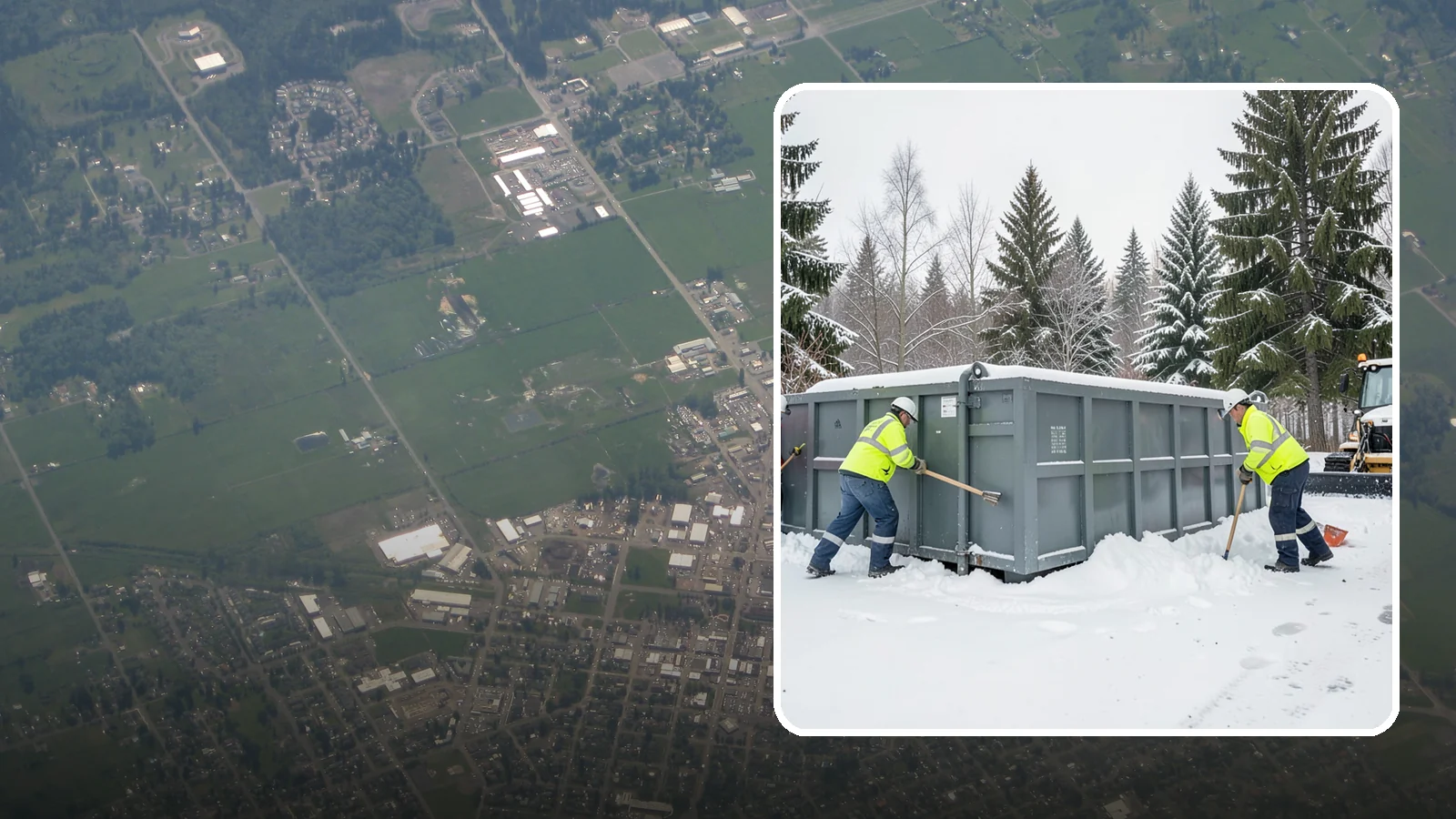 Dumpster Enclosure Clearing in Enumclaw, King County, WA - We clear the tight footprint around gated dumpster enclosures so waste haulers and staff can reach bins safely after Western...