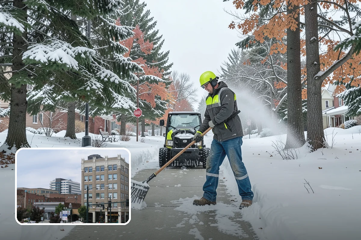 Dumpster Enclosure Clearing in Everett, Snohomish County, WA - Keeps waste and recycling pickups on schedule through winter weather