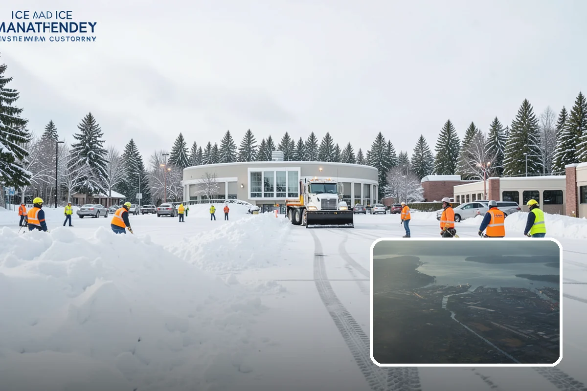 Dumpster Enclosure Clearing in Fife, Pierce County, WA - Keeps waste and recycling pickups on schedule through winter weather