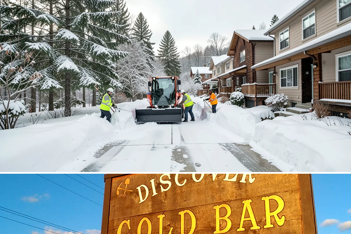 Dumpster Enclosure Clearing in Gold Bar, Snohomish County, WA - Best scheduled the night before or morning of your regular collection day throughout our November-to-March snow season.