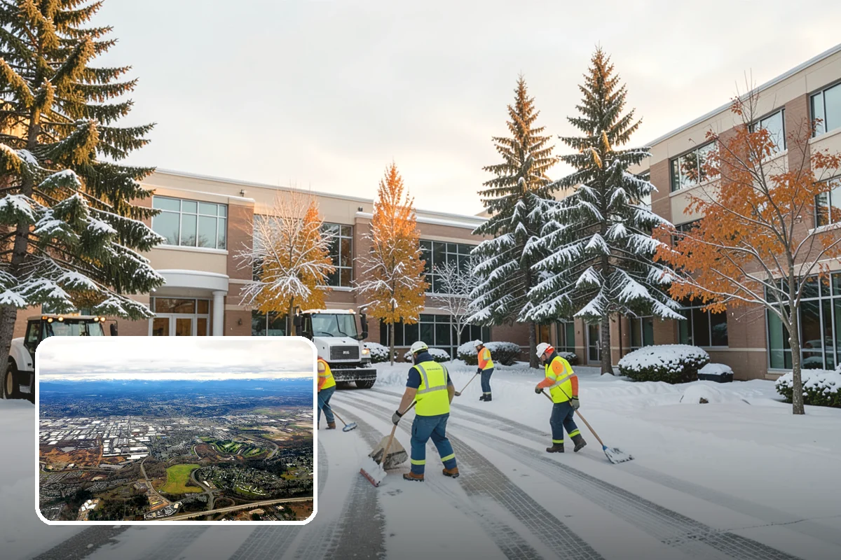 Dumpster Enclosure Clearing in Kent, King County, WA - Keeps waste and recycling pickups on schedule through winter weather