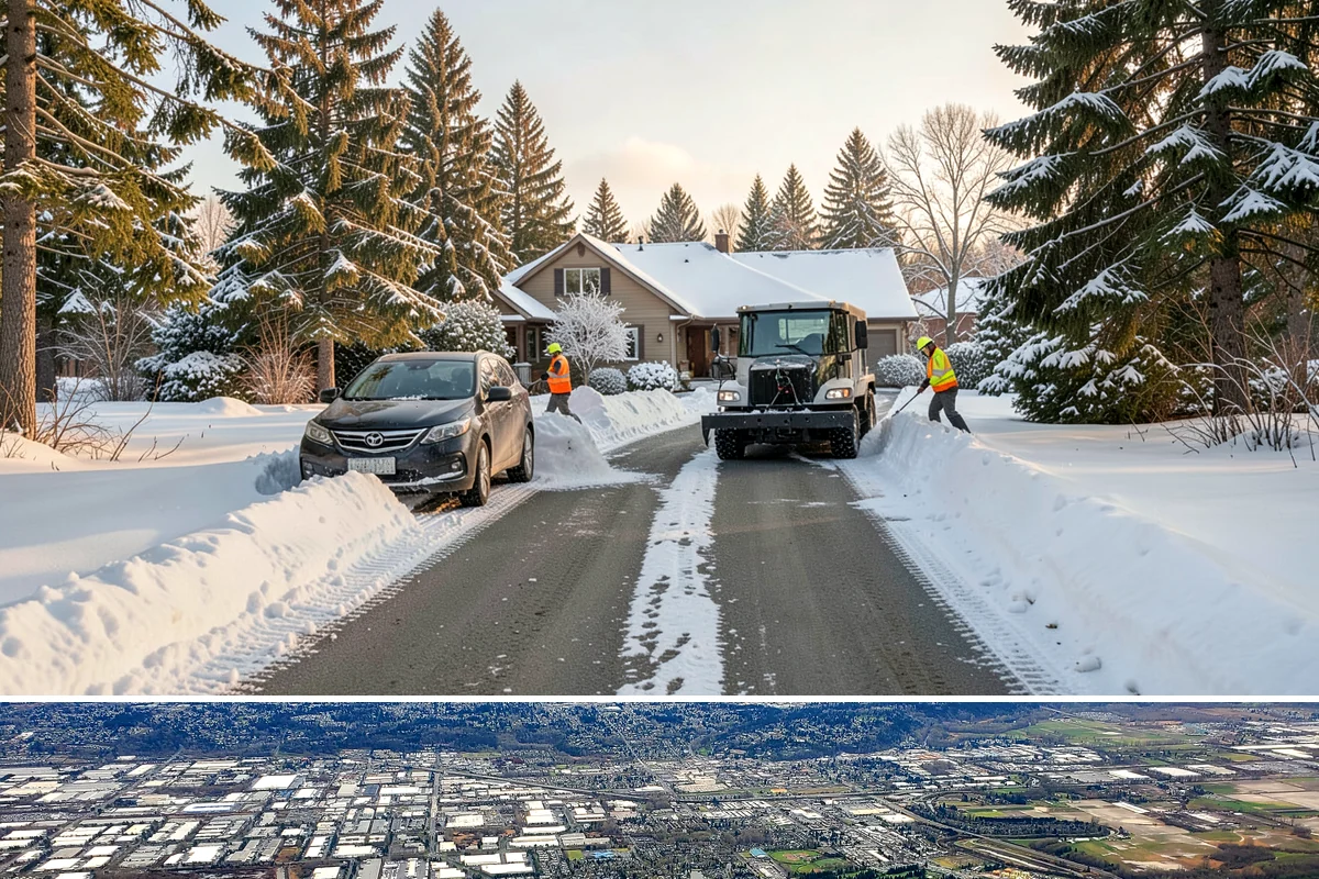 Dumpster Enclosure Clearing in Kent, King County, WA - Best scheduled the night before or morning of your regular collection day throughout our November-to-March snow season.