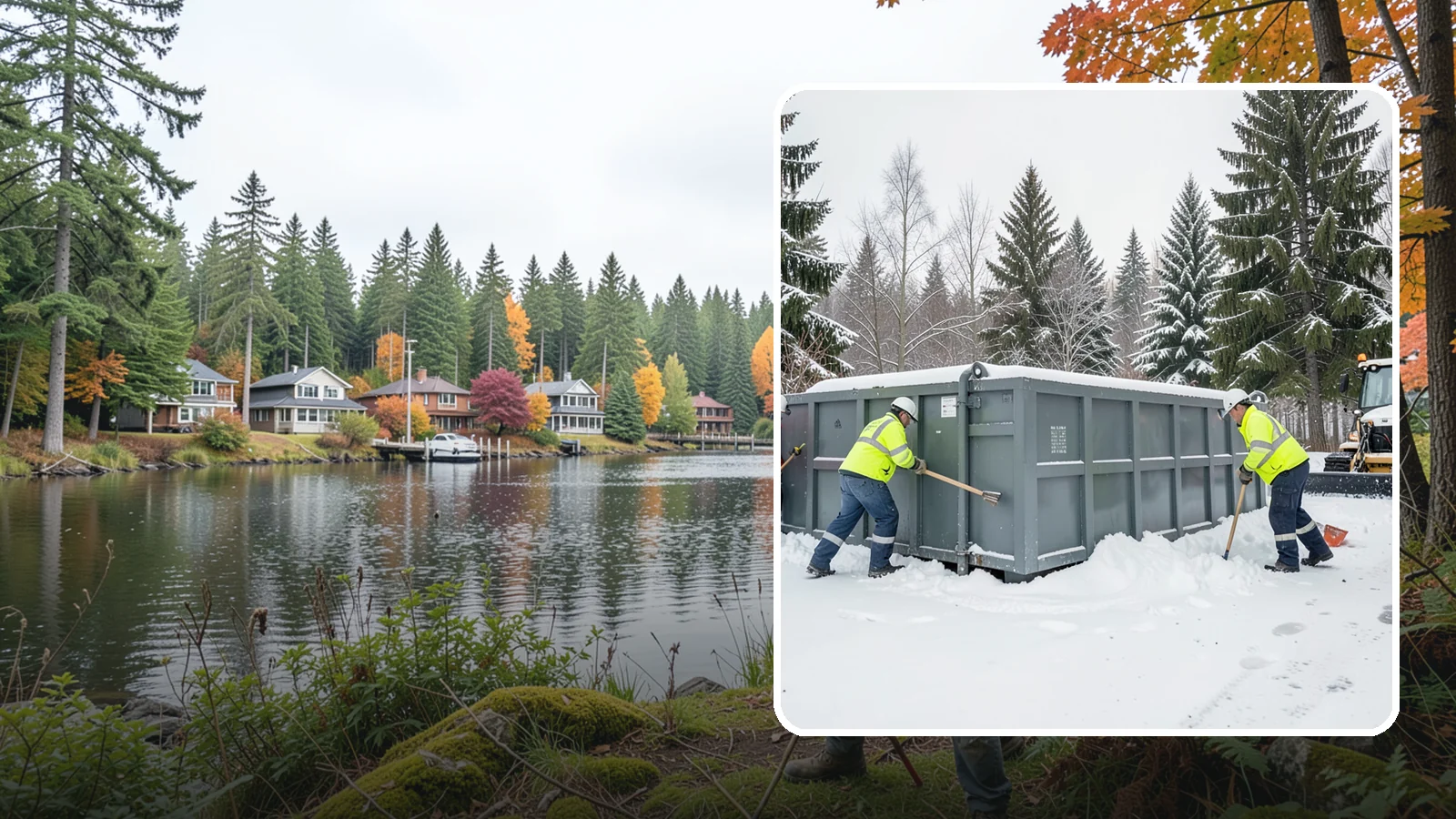 Dumpster Enclosure Clearing in La Conner, Skagit County, WA - We clear the tight footprint around gated dumpster enclosures so waste haulers and staff can reach bins safely after Western...