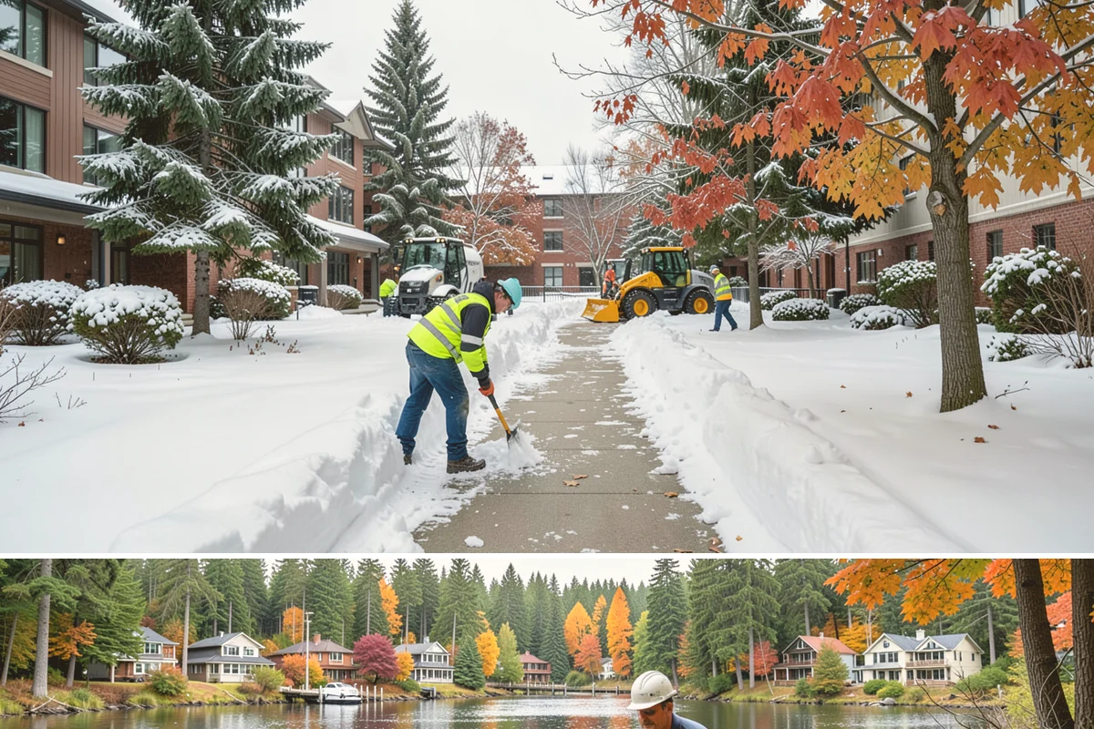 Dumpster Enclosure Clearing in La Conner, Skagit County, WA - Best scheduled the night before or morning of your regular collection day throughout our November-to-March snow season.