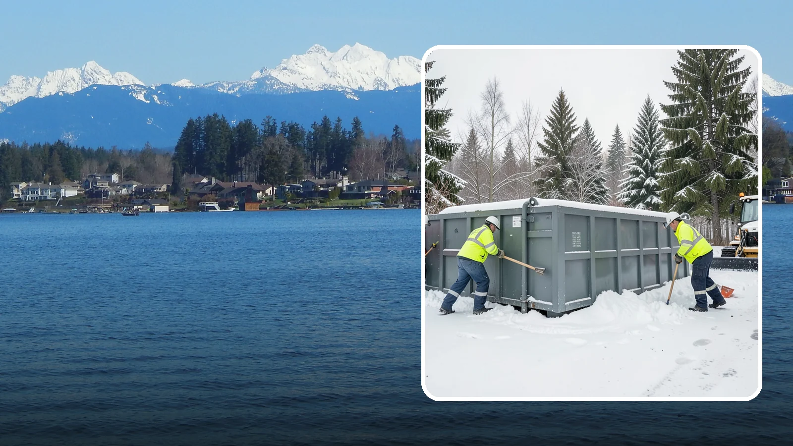 Dumpster Enclosure Clearing in Lake Stevens, Snohomish County, WA - We clear the tight footprint around gated dumpster enclosures so waste haulers and staff can reach bins safely after Western...