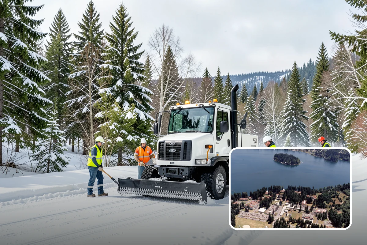 Dumpster Enclosure Clearing in Lakewood, Pierce County, WA - Keeps waste and recycling pickups on schedule through winter weather