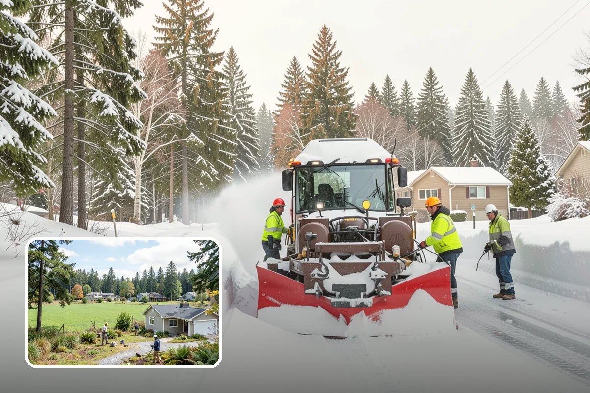 Dumpster Enclosure Clearing in Lyman, Skagit County, WA - Keeps waste and recycling pickups on schedule through winter weather