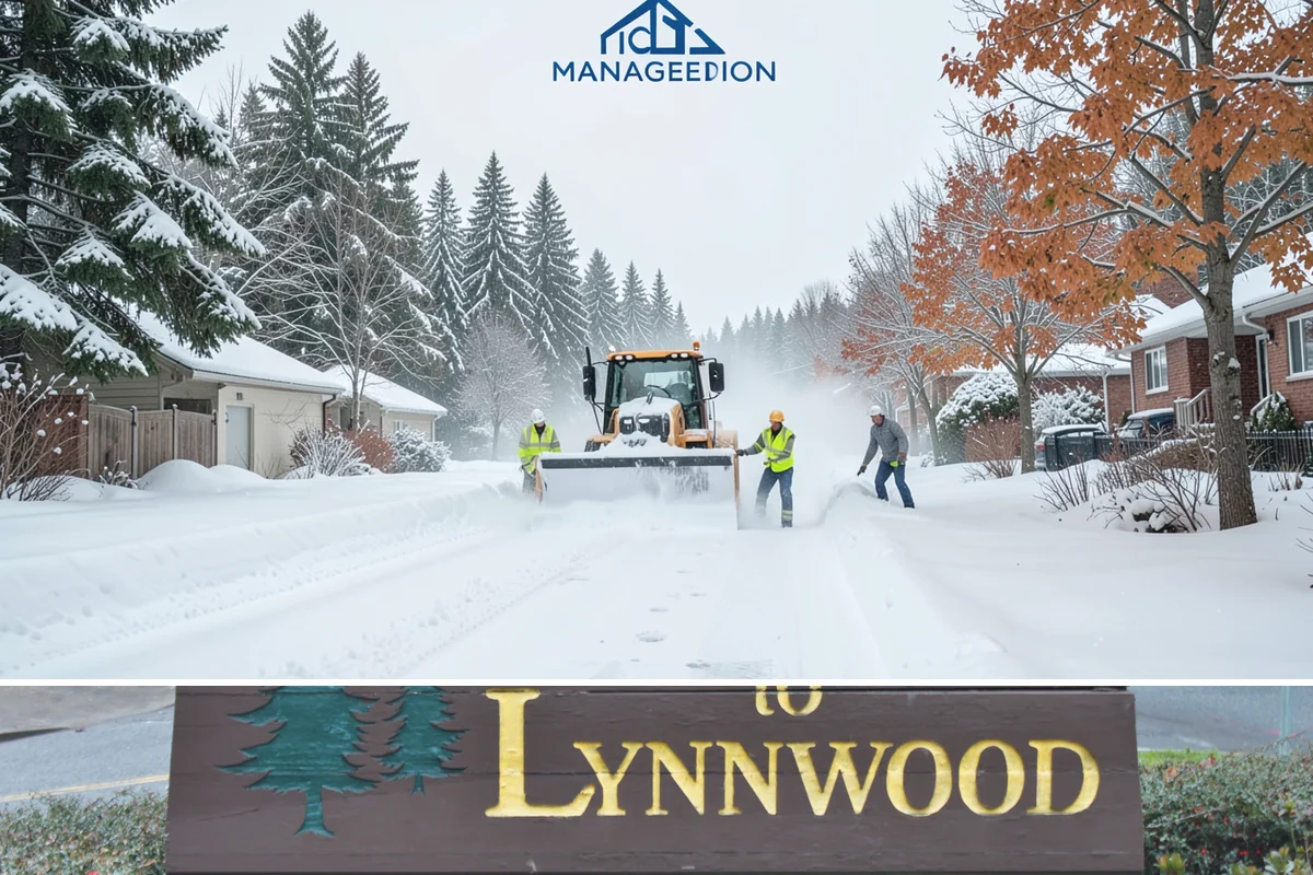 Dumpster Enclosure Clearing in Lynnwood, Snohomish County, WA - Best scheduled the night before or morning of your regular collection day throughout our November-to-March snow season.