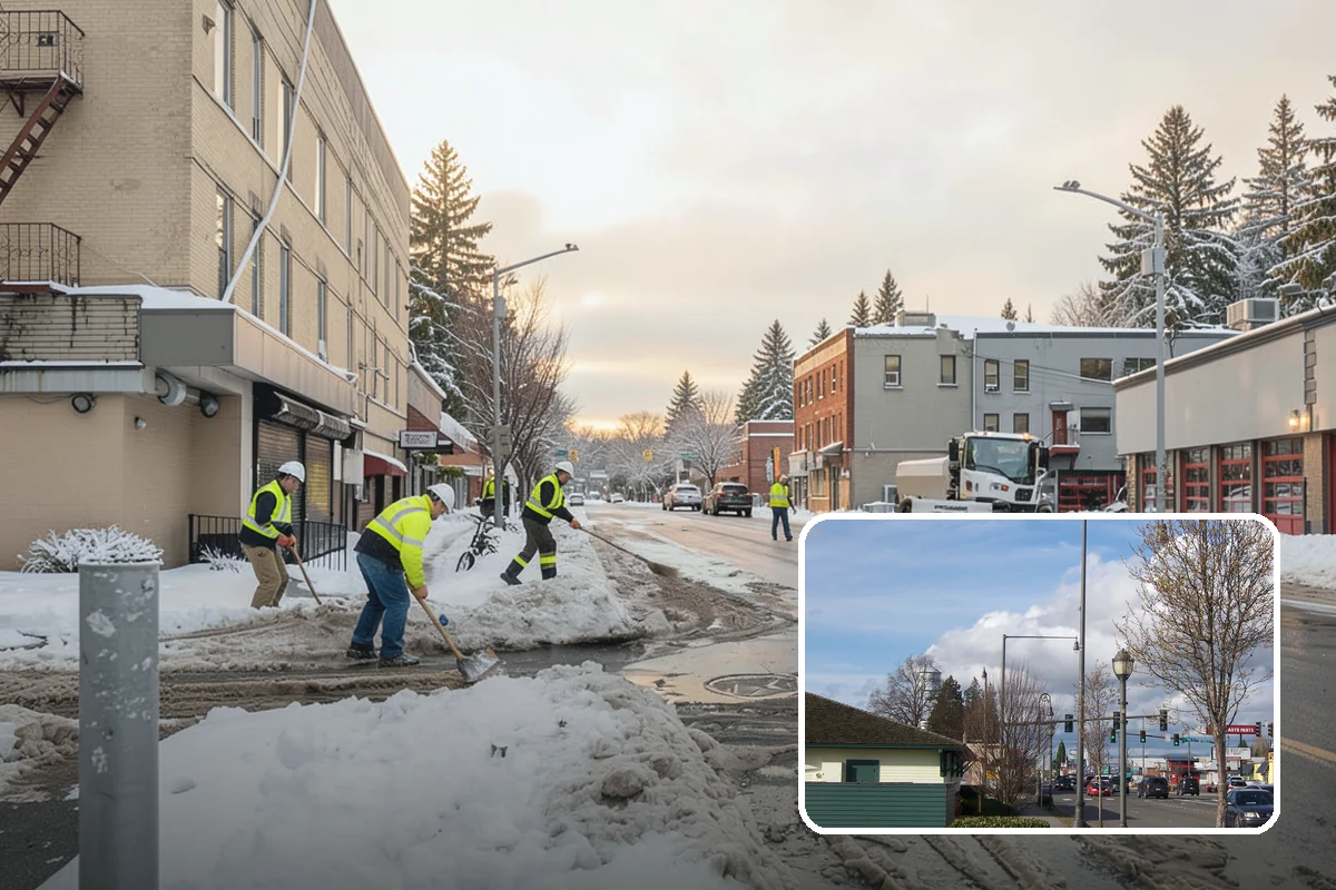 Dumpster Enclosure Clearing in Marysville, Snohomish County, WA - Keeps waste and recycling pickups on schedule through winter weather