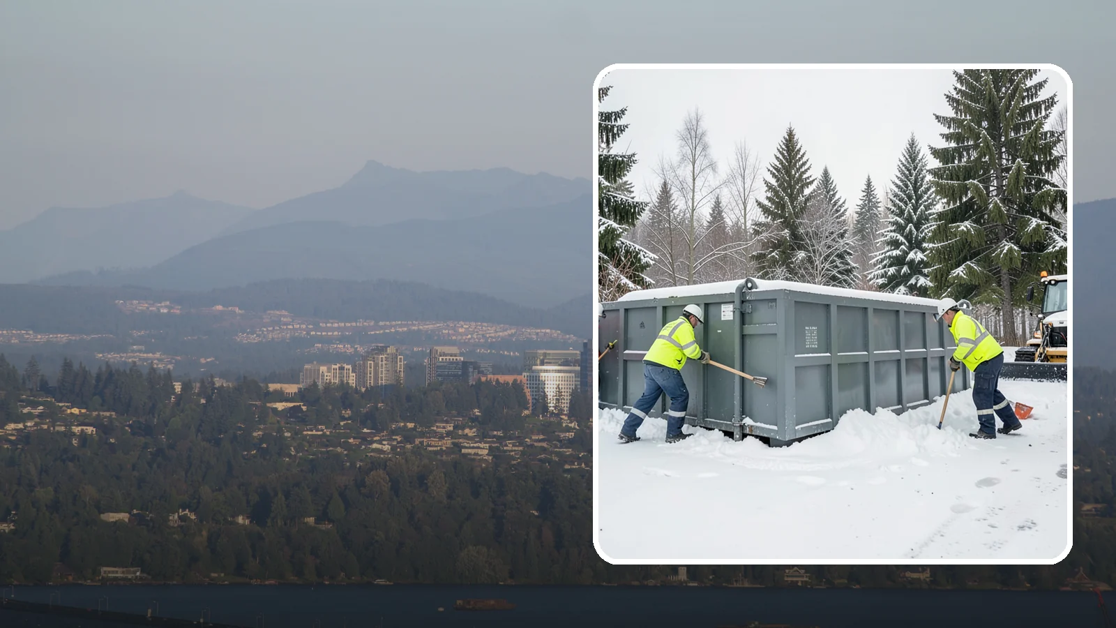 Dumpster Enclosure Clearing in Medina, King County, WA - We clear the tight footprint around gated dumpster enclosures so waste haulers and staff can reach bins safely after Western...