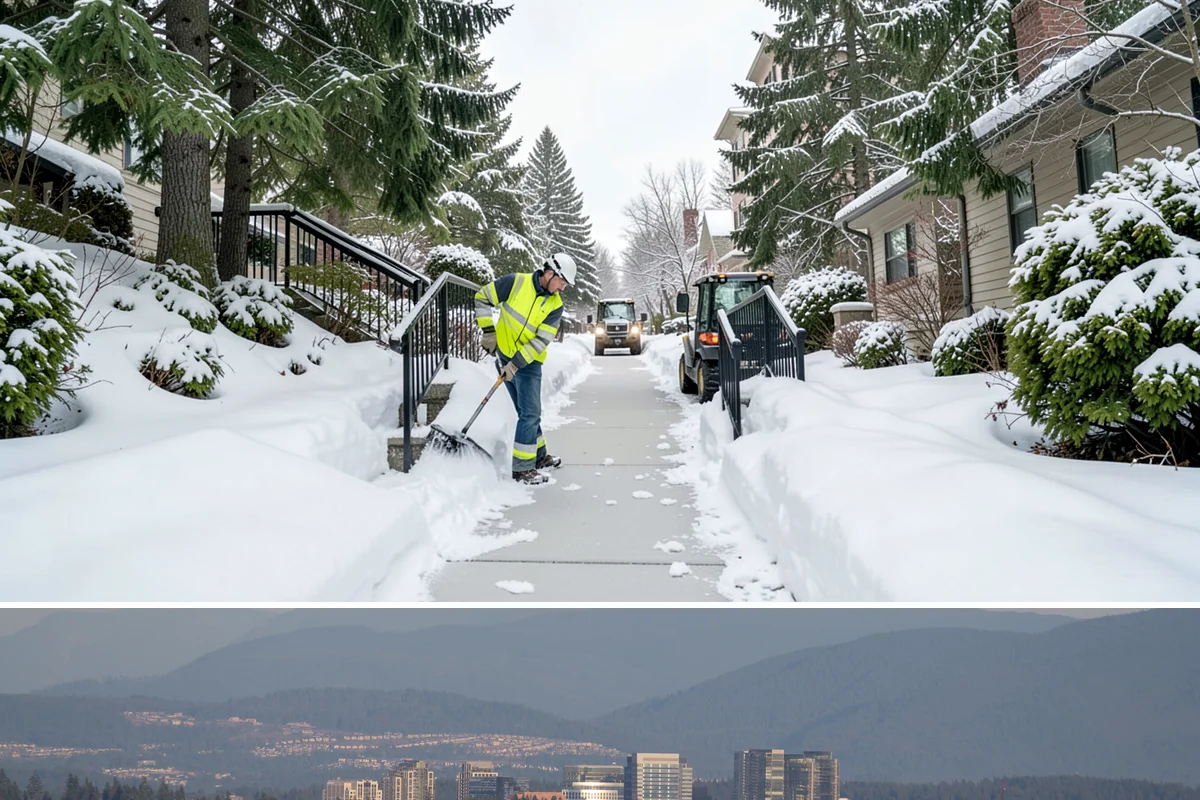 Dumpster Enclosure Clearing in Medina, King County, WA - Best scheduled the night before or morning of your regular collection day throughout our November-to-March snow season.