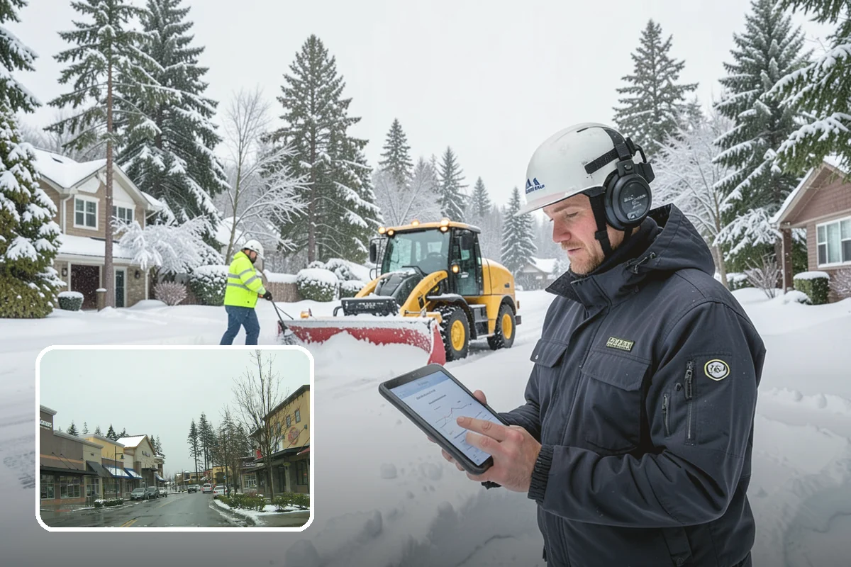 Dumpster Enclosure Clearing in Mill Creek, Snohomish County, WA - Keeps waste and recycling pickups on schedule through winter weather