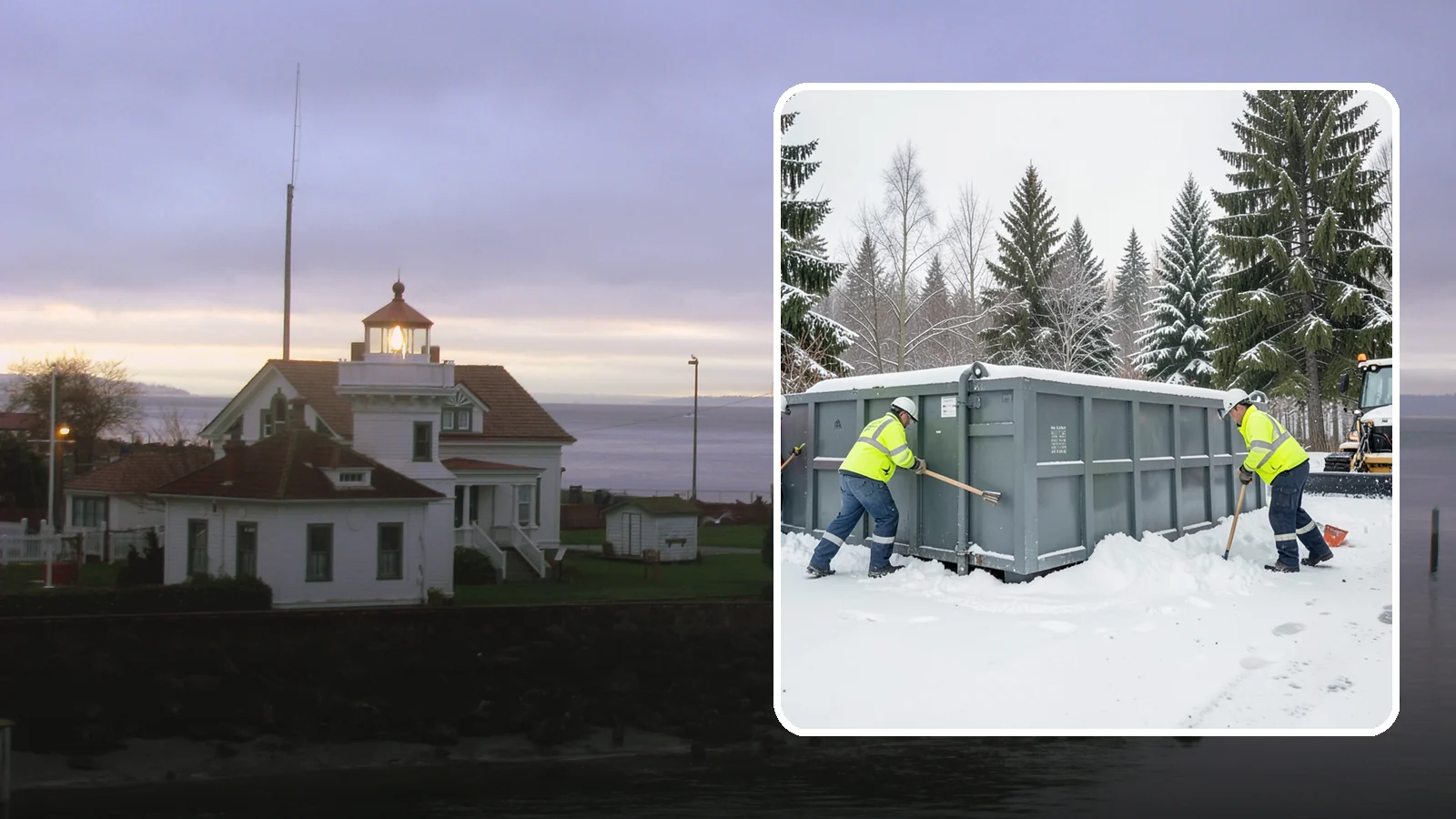 Dumpster Enclosure Clearing in Mukilteo, Snohomish County, WA - We clear the tight footprint around gated dumpster enclosures so waste haulers and staff can reach bins safely after Western...