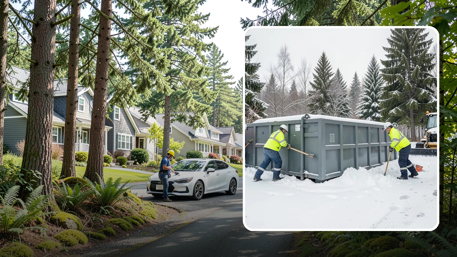 Dumpster Enclosure Clearing in Normandy Park, King County, WA - We clear the tight footprint around gated dumpster enclosures so waste haulers and staff can reach bins safely after Western...