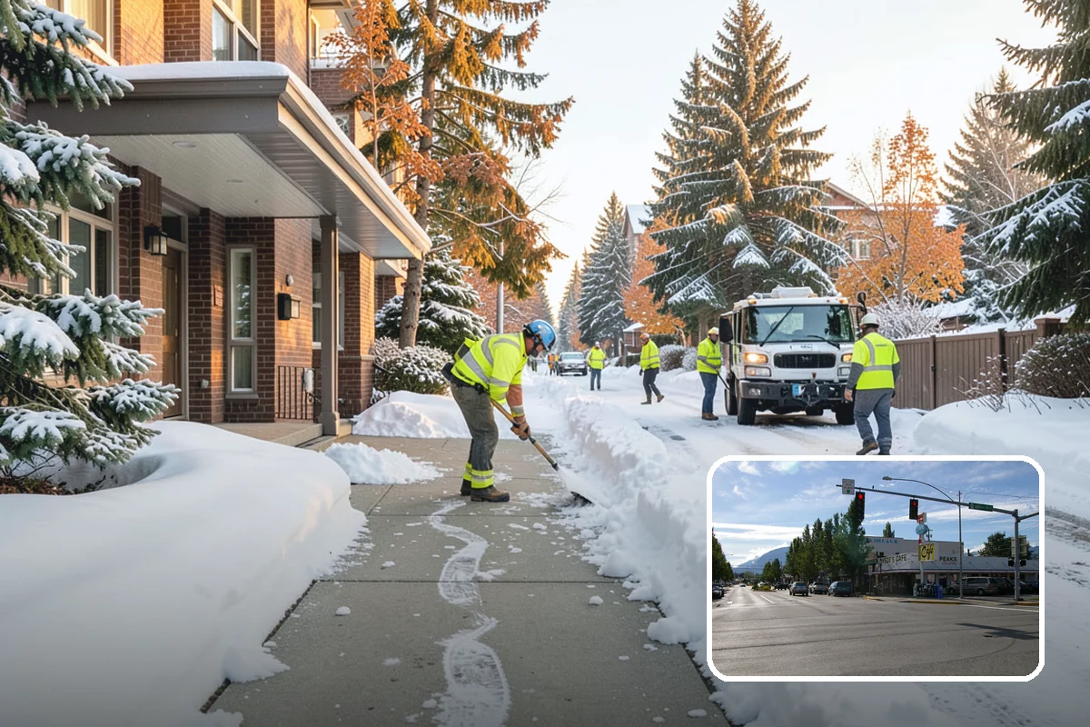 Dumpster Enclosure Clearing in North Bend, King County, WA - Keeps waste and recycling pickups on schedule through winter weather