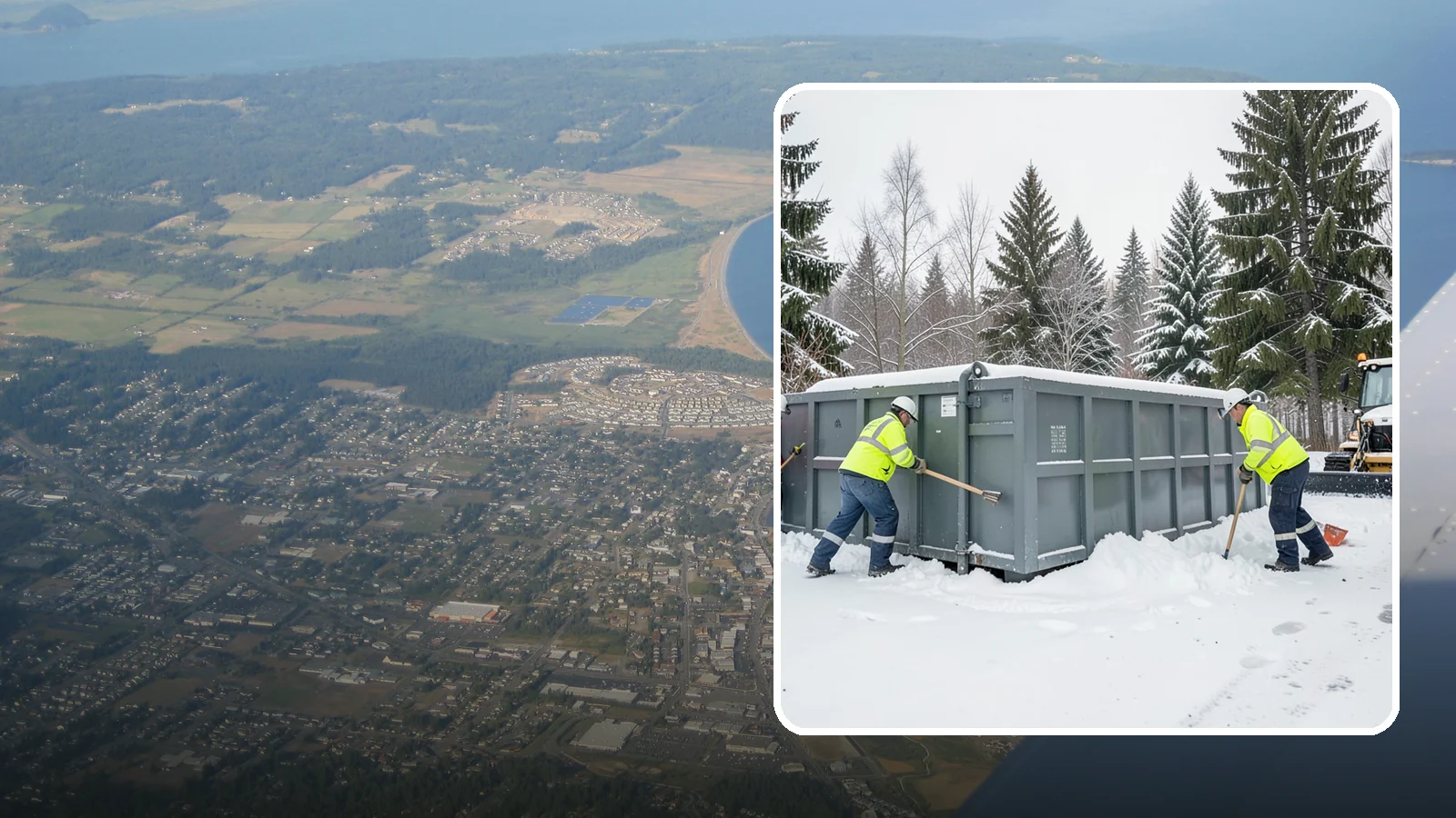 Dumpster Enclosure Clearing in Oak Harbor, Island County, WA - We clear the tight footprint around gated dumpster enclosures so waste haulers and staff can reach bins safely after Western...