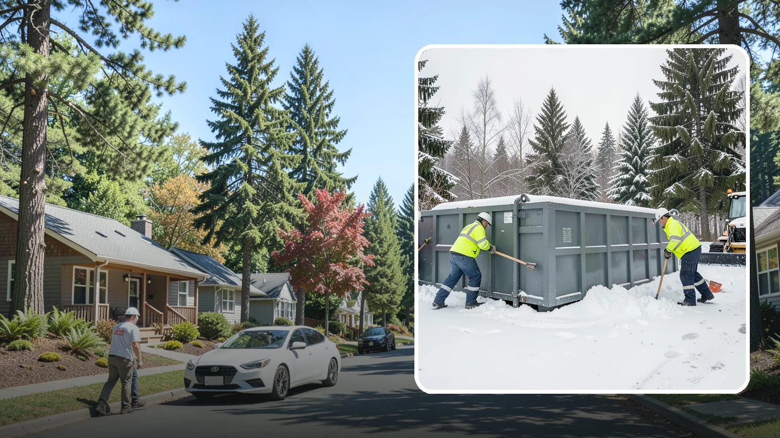 Dumpster Enclosure Clearing in Orting, Pierce County, WA - We clear the tight footprint around gated dumpster enclosures so waste haulers and staff can reach bins safely after Western...