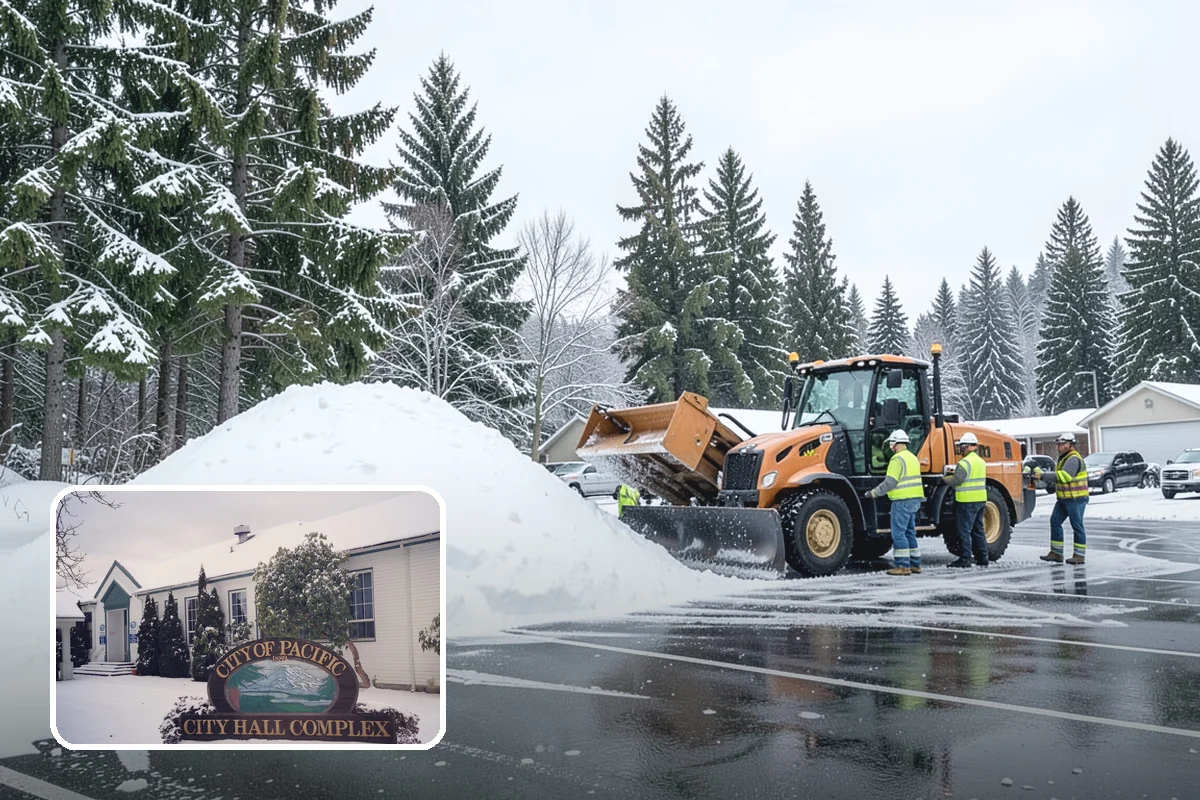 Dumpster Enclosure Clearing in Pacific, King County, WA - Keeps waste and recycling pickups on schedule through winter weather