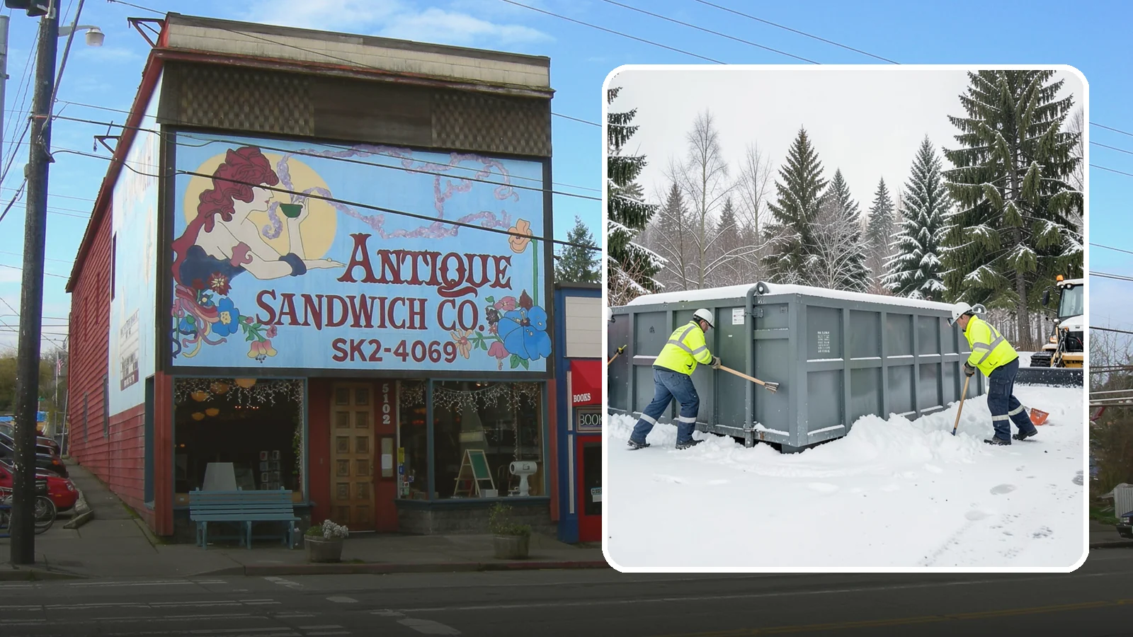 Dumpster Enclosure Clearing in Ruston, Pierce County, WA - We clear the tight footprint around gated dumpster enclosures so waste haulers and staff can reach bins safely after Western...