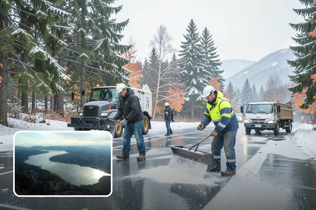 Dumpster Enclosure Clearing in Sammamish, King County, WA - Keeps waste and recycling pickups on schedule through winter weather