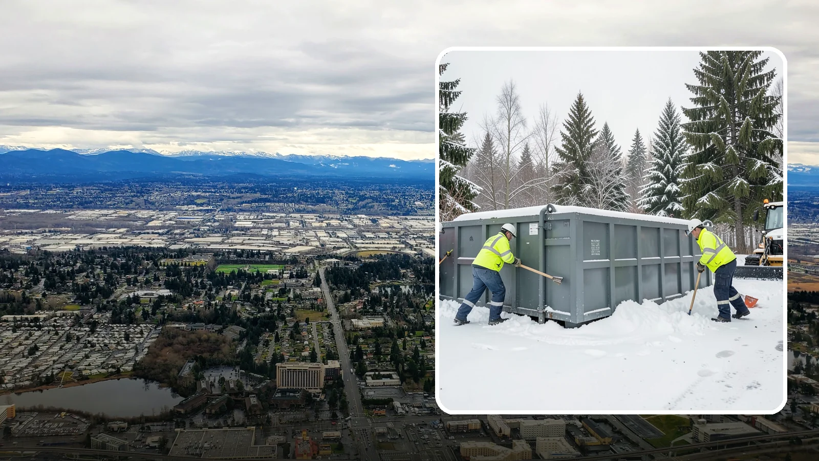 Dumpster Enclosure Clearing in SeaTac, King County, WA - We clear the tight footprint around gated dumpster enclosures so waste haulers and staff can reach bins safely after Western...