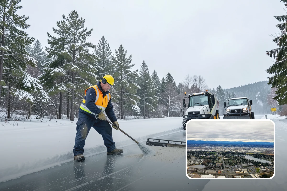 Dumpster Enclosure Clearing in SeaTac, King County, WA - Keeps waste and recycling pickups on schedule through winter weather