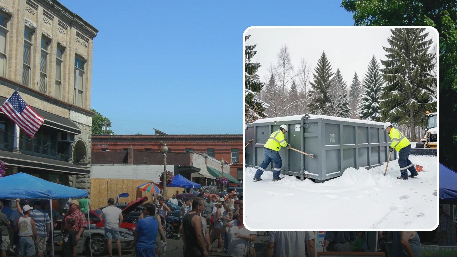 Dumpster Enclosure Clearing in Snohomish, Snohomish County, WA - We clear the tight footprint around gated dumpster enclosures so waste haulers and staff can reach bins safely after Western...