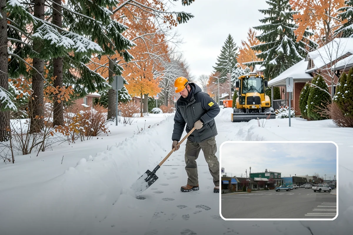 Dumpster Enclosure Clearing in Stanwood, Snohomish County, WA - Keeps waste and recycling pickups on schedule through winter weather