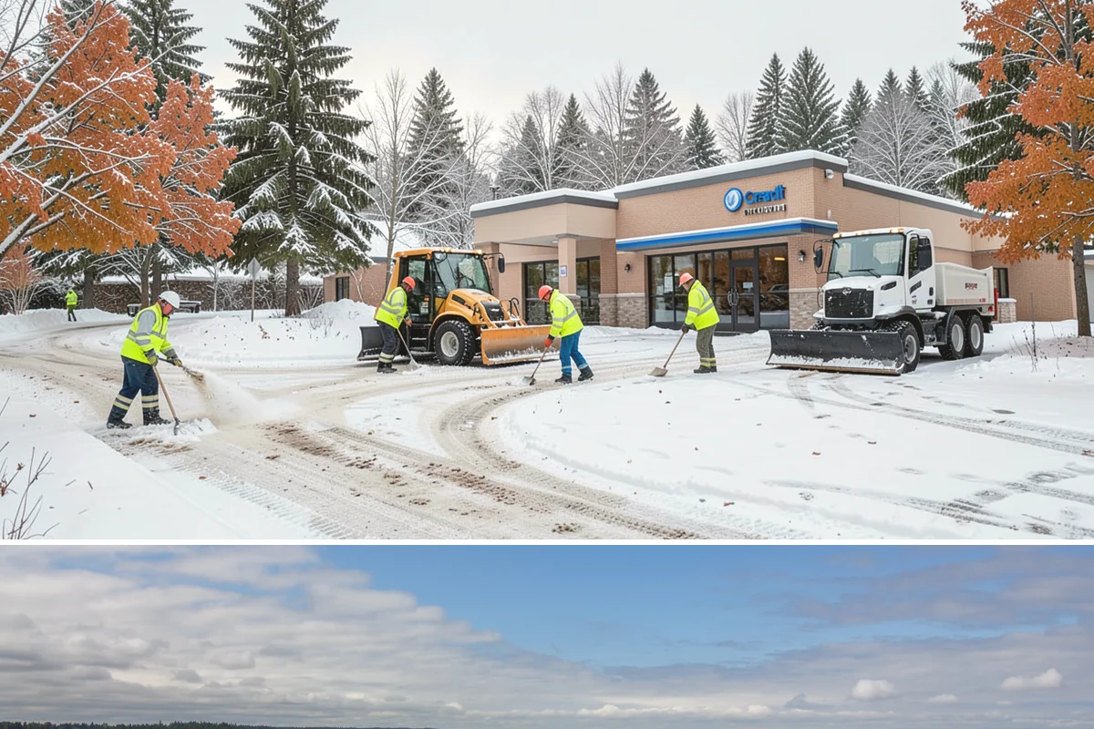 Dumpster Enclosure Clearing in University Place, Pierce County, WA - Best scheduled the night before or morning of your regular collection day throughout our November-to-March snow season.