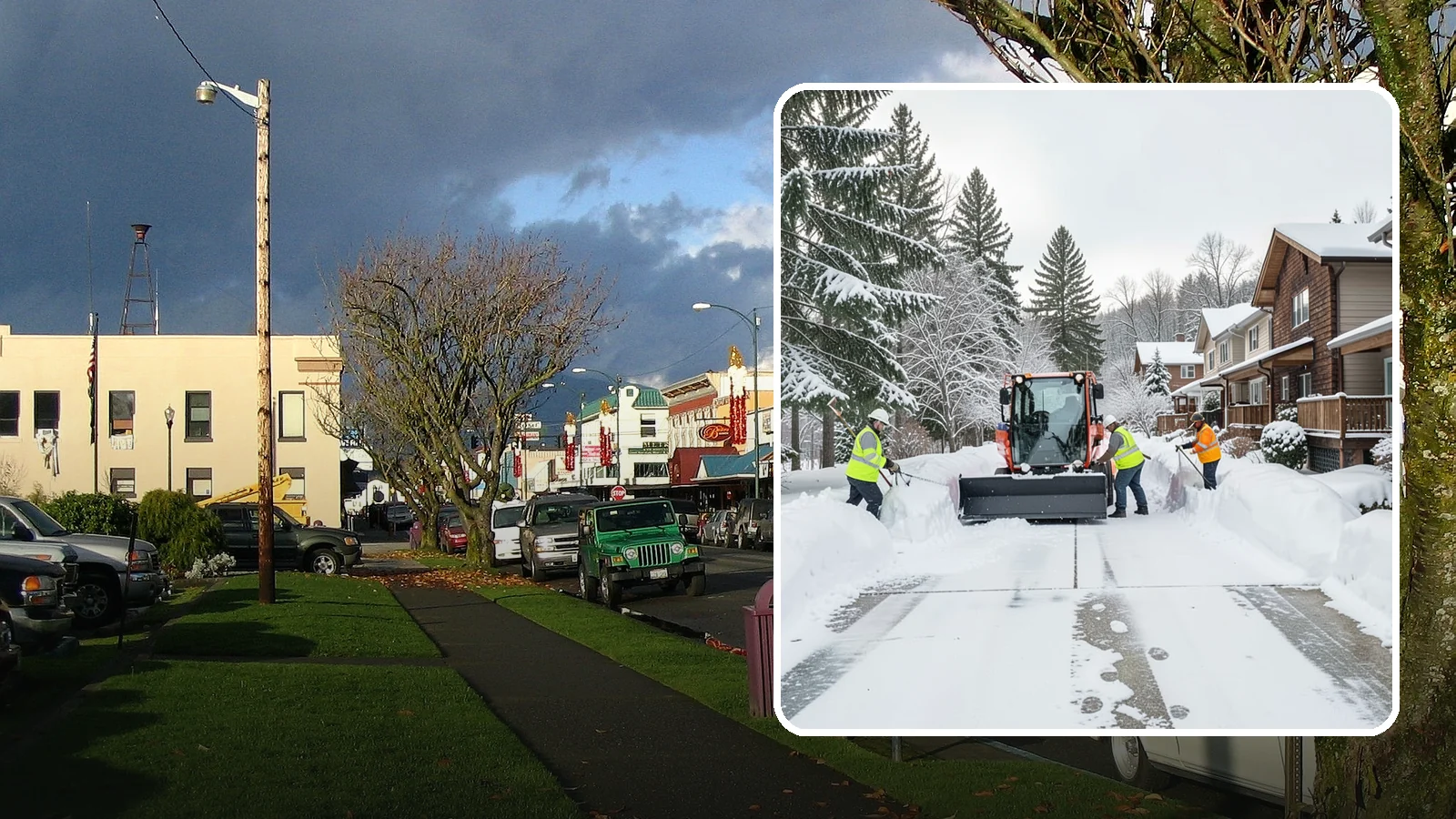 Duplex Snow Removal in Arlington, Snohomish County, WA - We clear both sides of duplex properties, keeping shared drives and separate entries safe for all occupants.