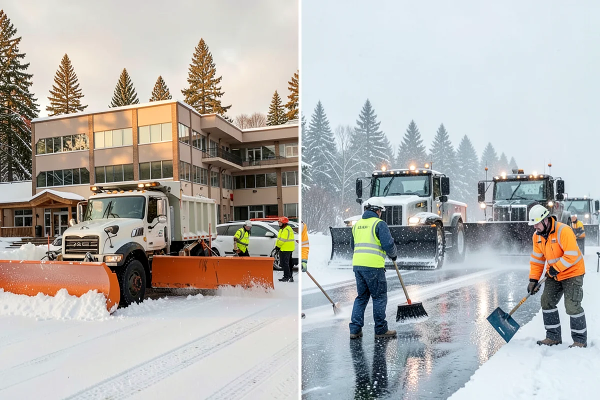 Duplex Snow Removal in Arlington, Snohomish County, WA - Confirm shared and separate areas for each side