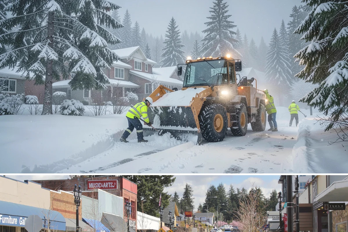 Duplex Snow Removal in Bothell, King County, WA - Duplex service follows the region's snow season, concentrated from December through February.