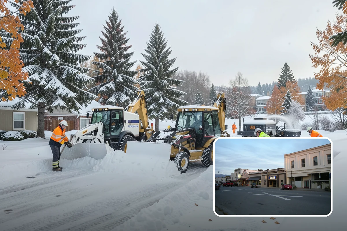 Duplex Snow Removal in Burlington, Skagit County, WA - Balanced clearing for both units