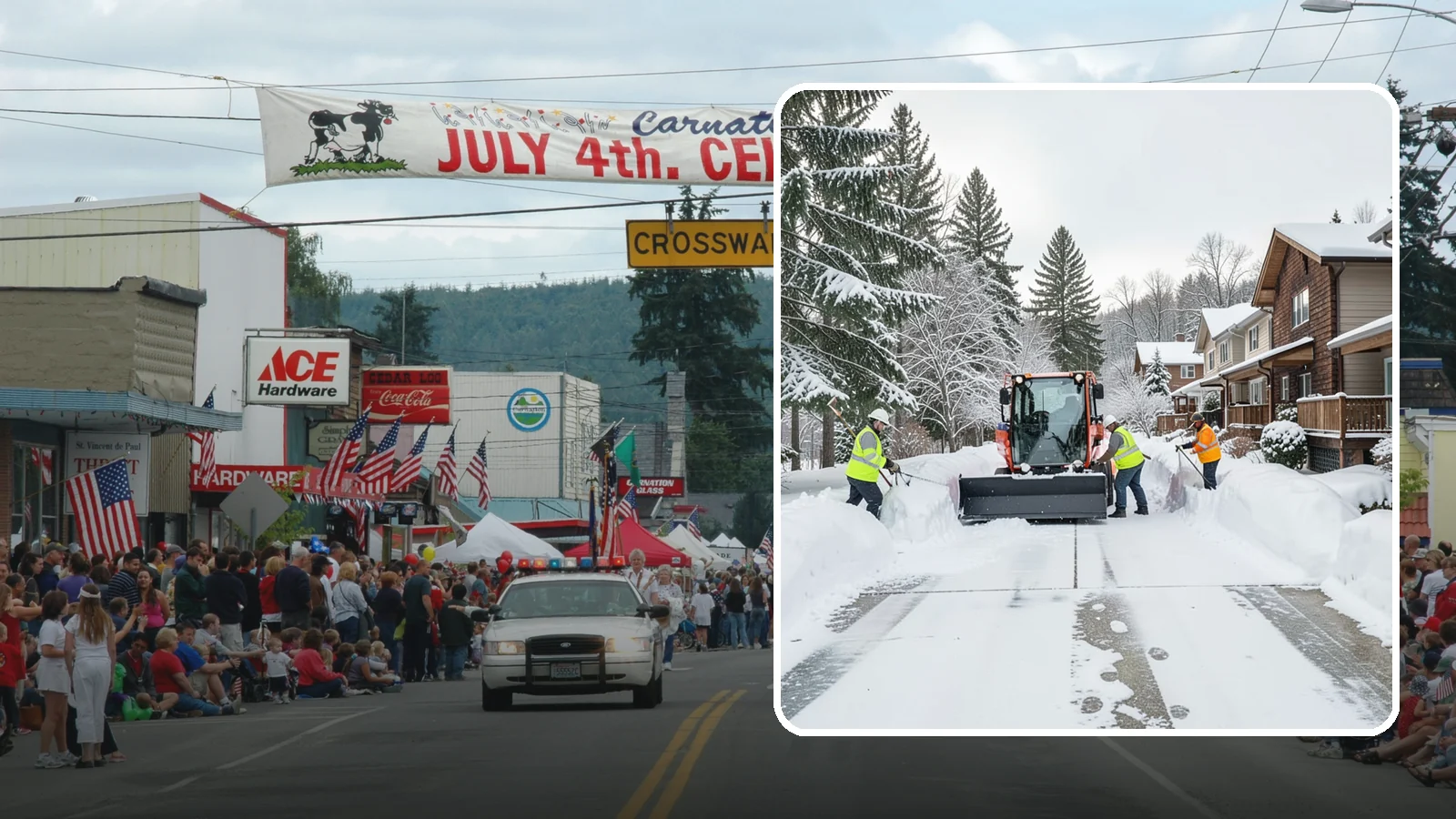 Duplex Snow Removal in Carnation, King County, WA - We clear both sides of duplex properties, keeping shared drives and separate entries safe for all occupants.