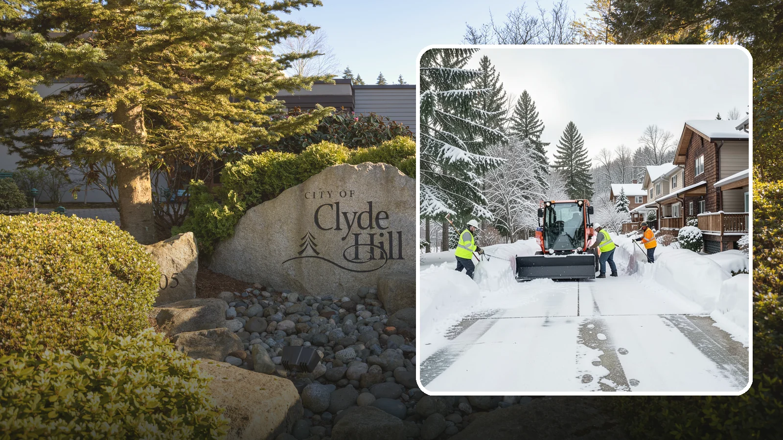 Duplex Snow Removal in Clyde Hill, King County, WA - We clear both sides of duplex properties, keeping shared drives and separate entries safe for all occupants.