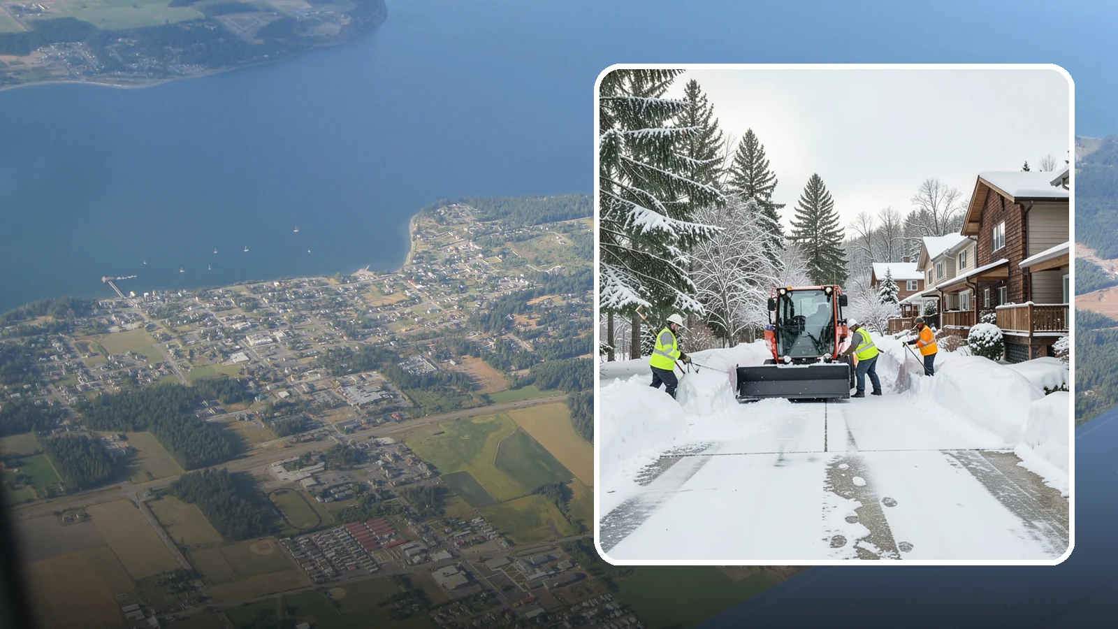 Duplex Snow Removal in Coupeville, Island County, WA - We clear both sides of duplex properties, keeping shared drives and separate entries safe for all occupants.