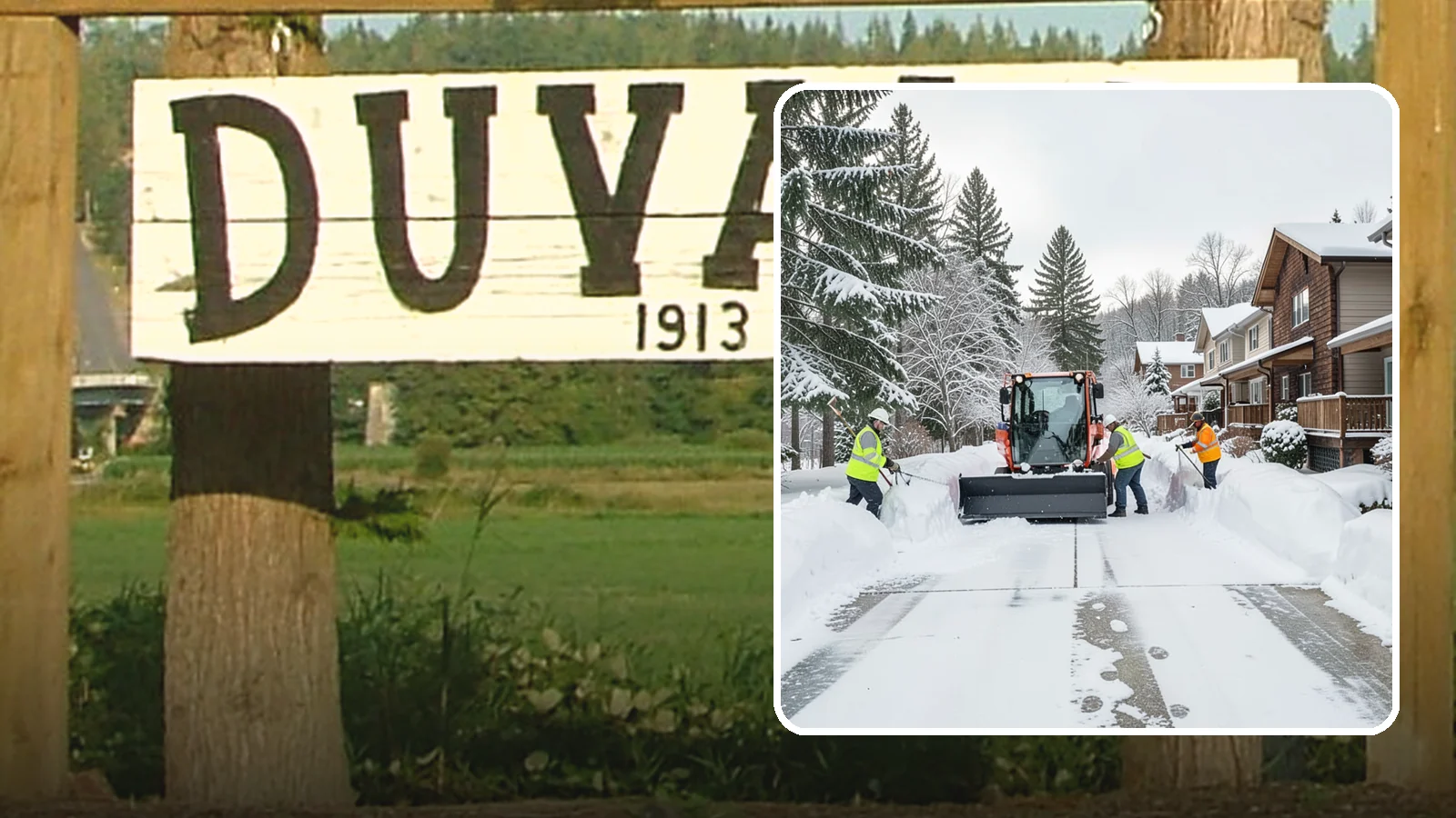 Duplex Snow Removal in Duvall, King County, WA - We clear both sides of duplex properties, keeping shared drives and separate entries safe for all occupants.