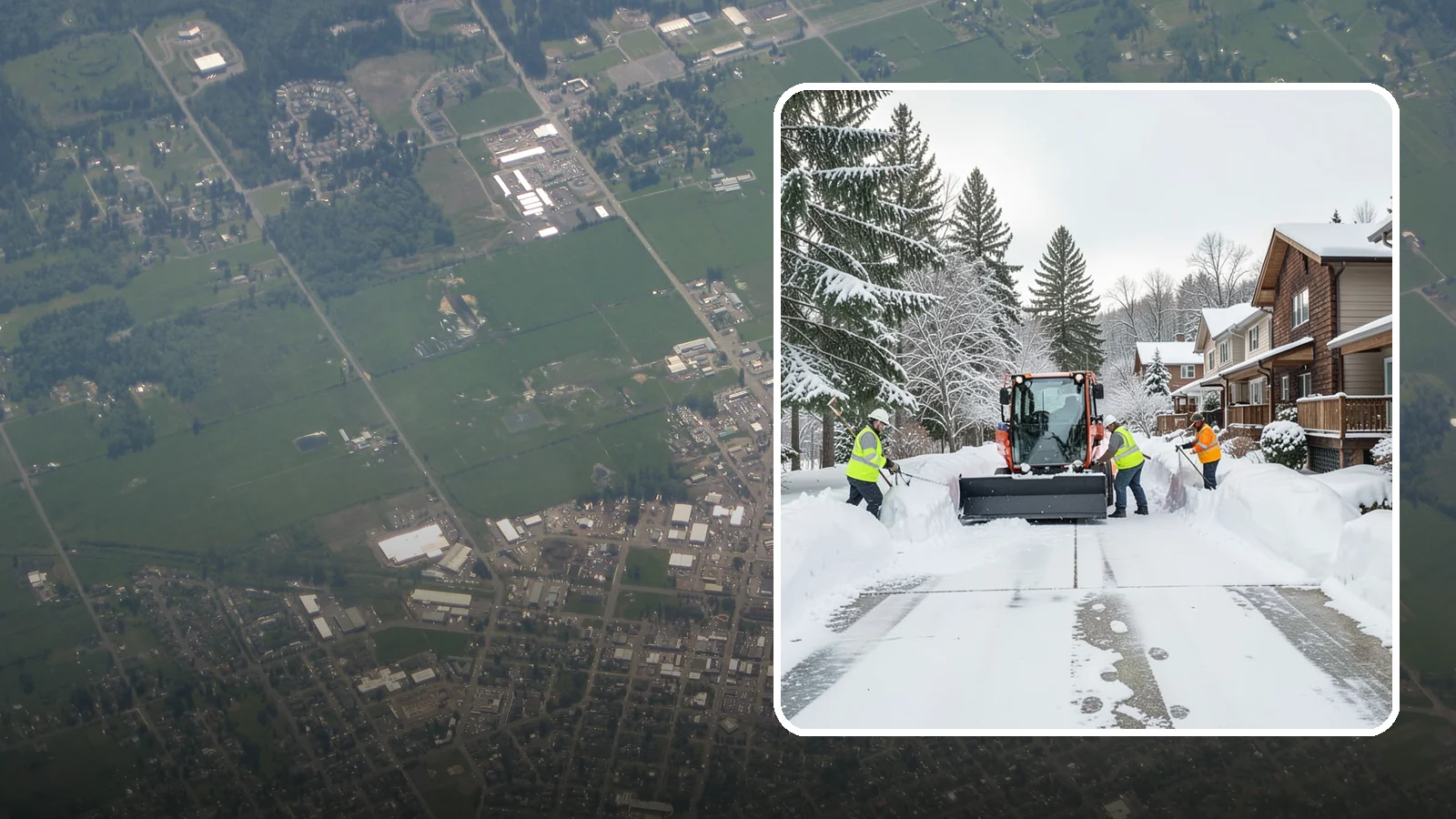 Duplex Snow Removal in Enumclaw, King County, WA - We clear both sides of duplex properties, keeping shared drives and separate entries safe for all occupants.