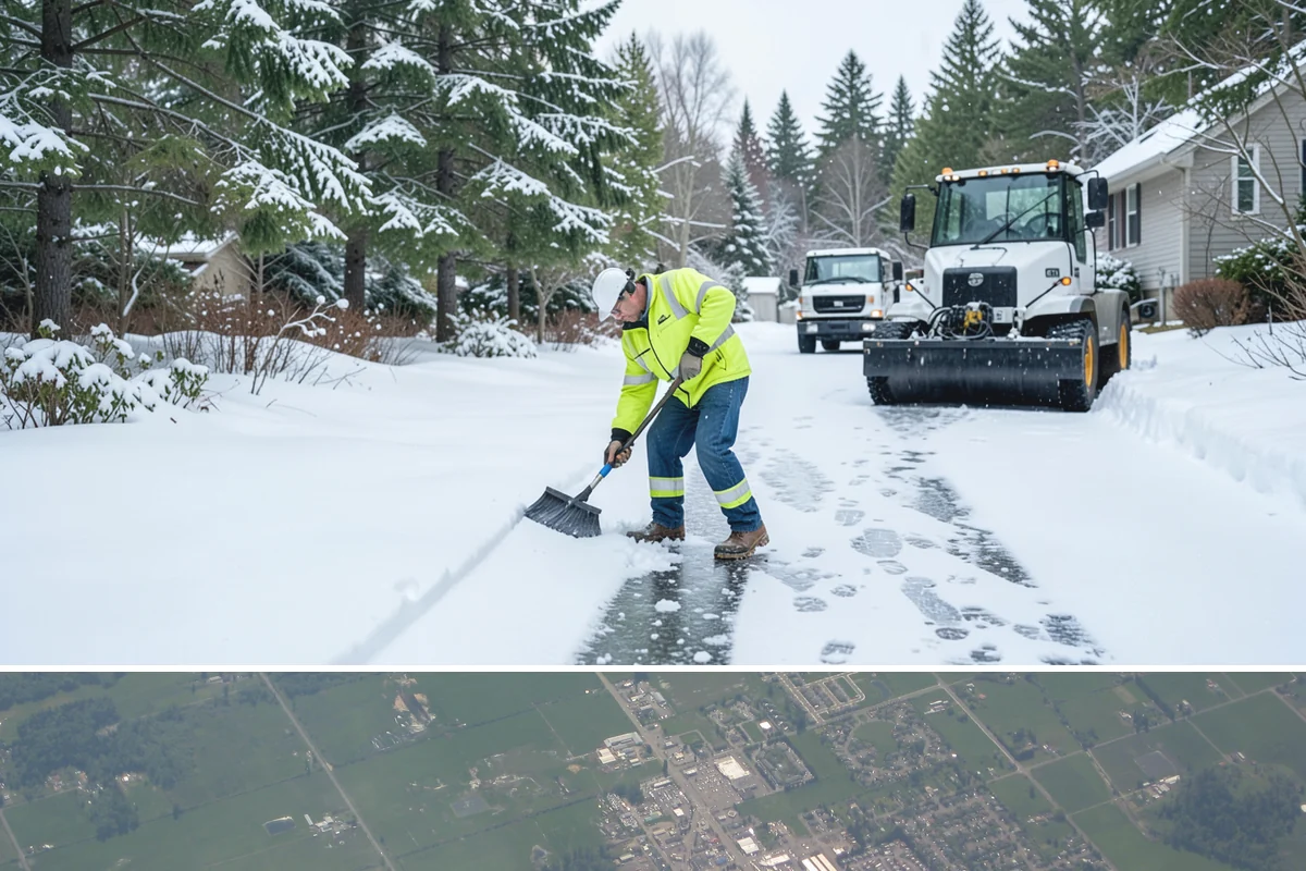 Duplex Snow Removal in Enumclaw, King County, WA - Duplex service follows the region's snow season, concentrated from December through February.