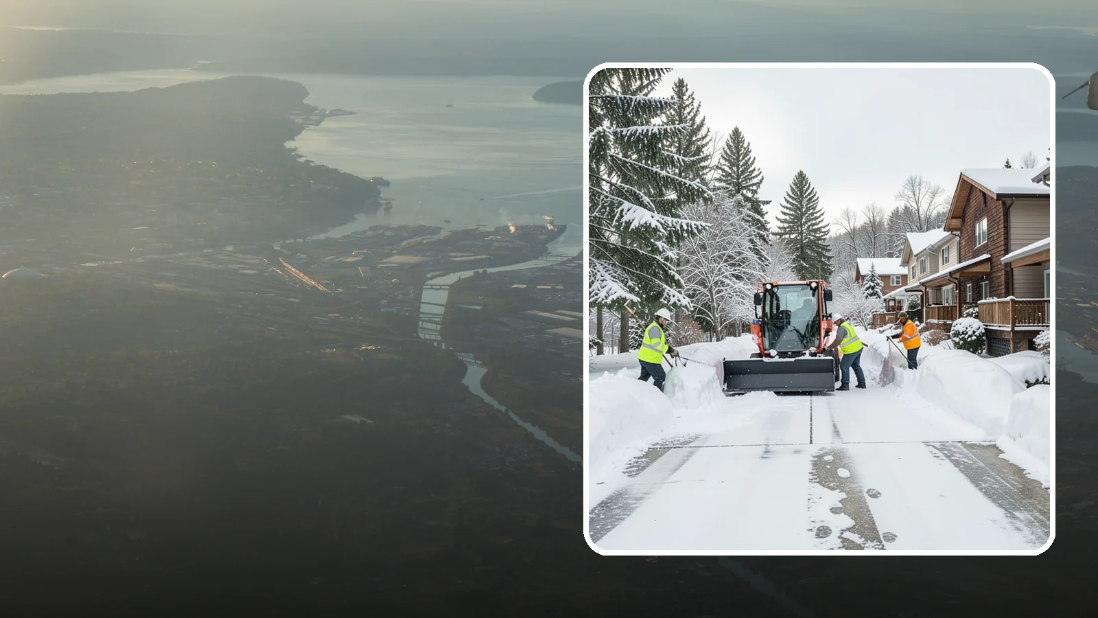 Duplex Snow Removal in Fife, Pierce County, WA - We clear both sides of duplex properties, keeping shared drives and separate entries safe for all occupants.