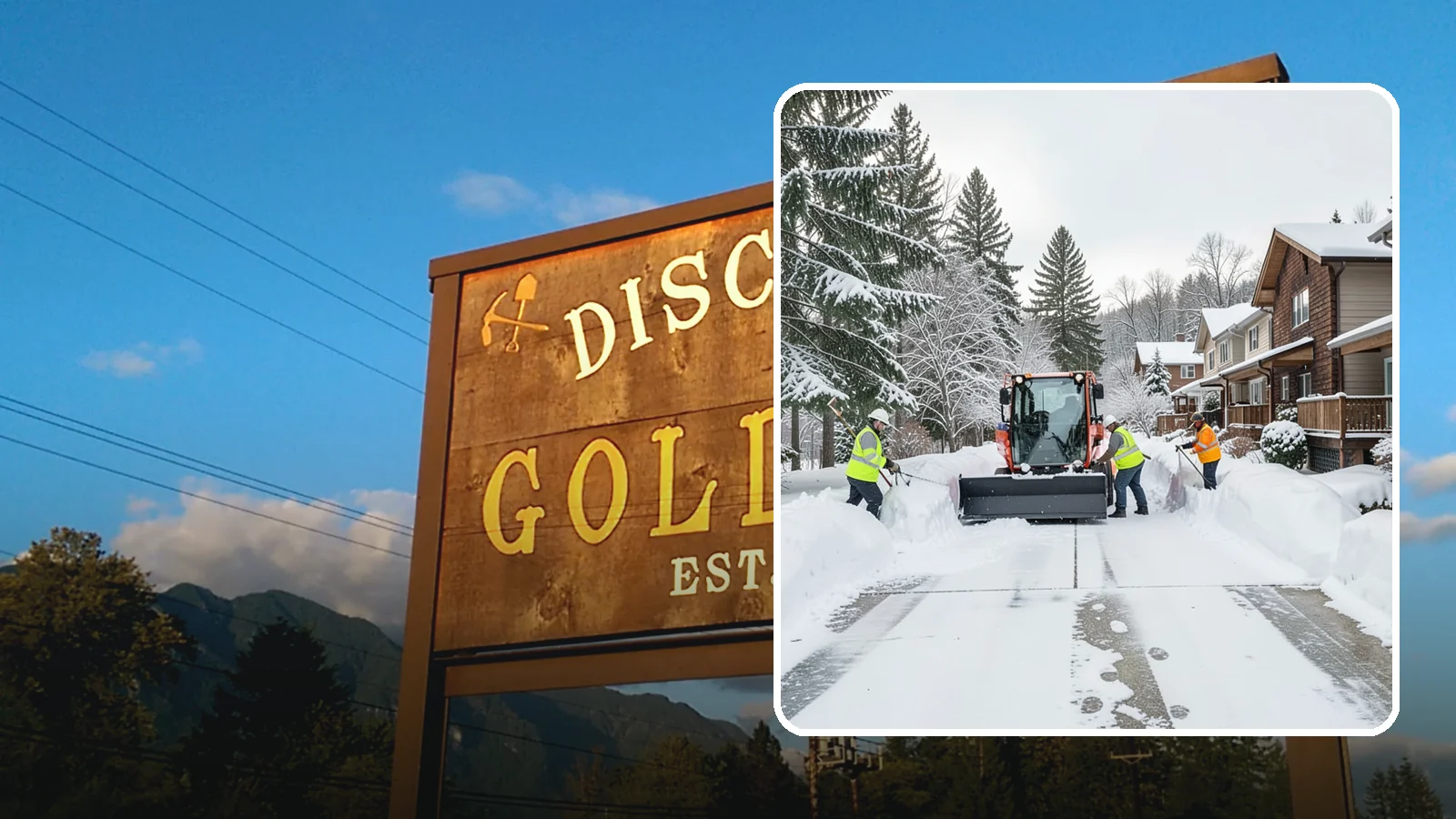 Duplex Snow Removal in Gold Bar, Snohomish County, WA - We clear both sides of duplex properties, keeping shared drives and separate entries safe for all occupants.