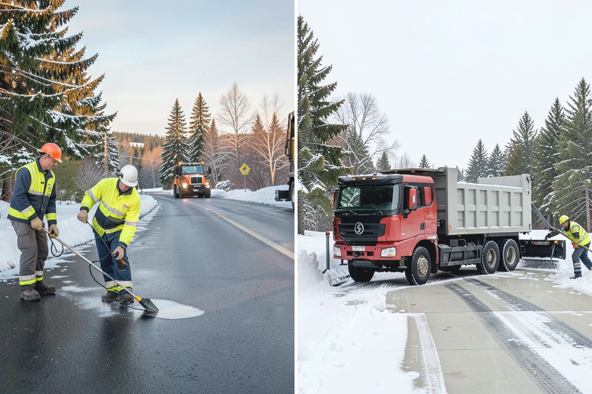 Duplex Snow Removal in Gold Bar, Snohomish County, WA - Confirm shared and separate areas for each side