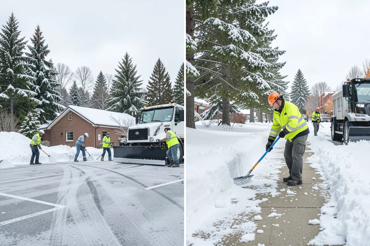 Duplex Snow Removal in Granite Falls, Snohomish County, WA - Confirm shared and separate areas for each side