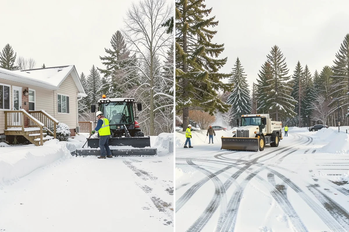 Duplex Snow Removal in Index, Snohomish County, WA - Confirm shared and separate areas for each side