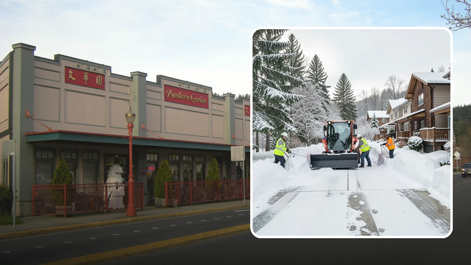 Duplex Snow Removal in Issaquah, King County, WA - We clear both sides of duplex properties, keeping shared drives and separate entries safe for all occupants.