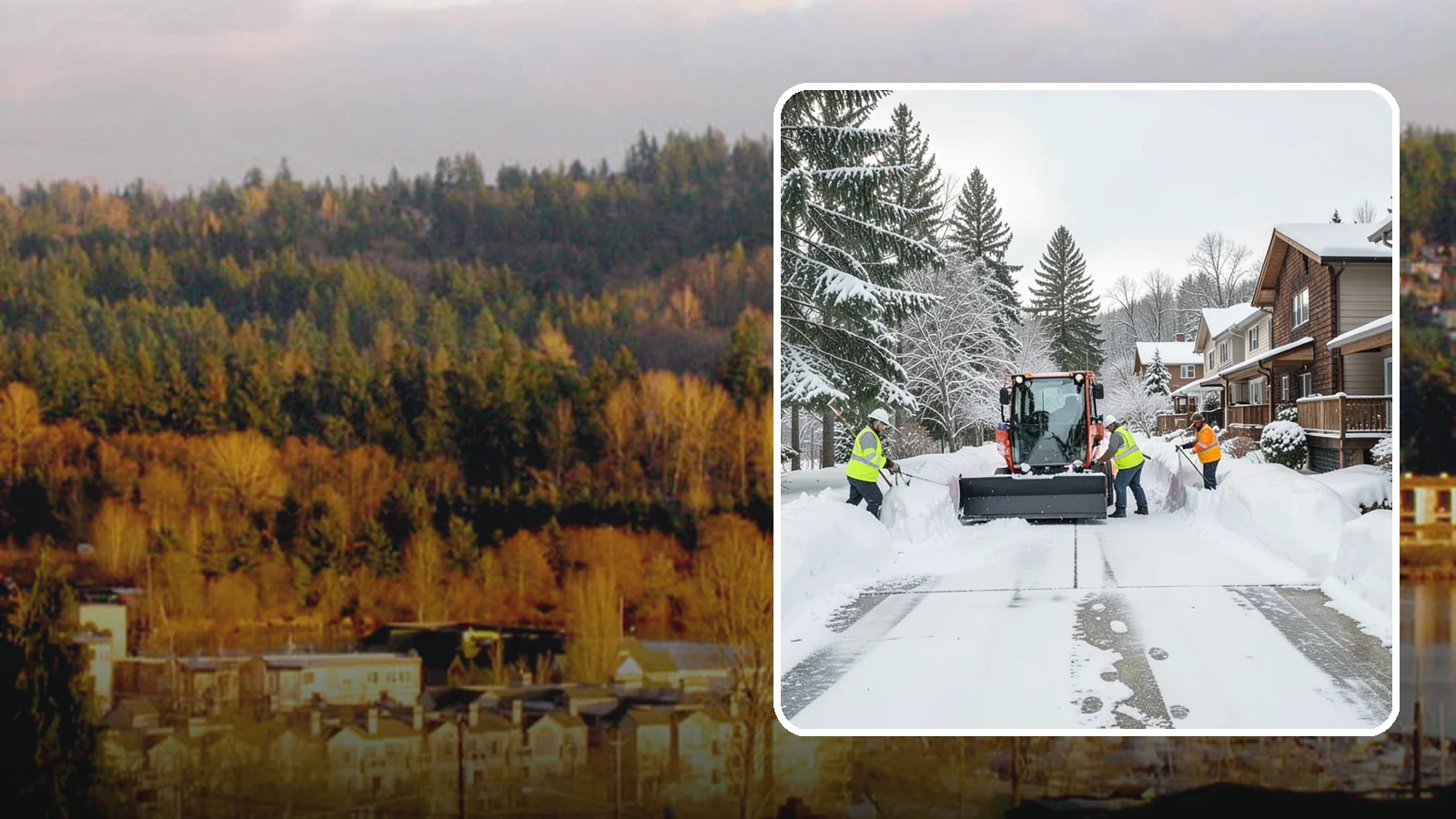 Duplex Snow Removal in Kenmore, King County, WA - We clear both sides of duplex properties, keeping shared drives and separate entries safe for all occupants.
