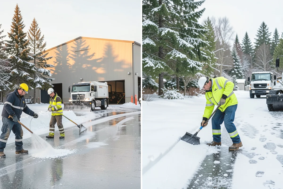 Duplex Snow Removal in Lake Stevens, Snohomish County, WA - Confirm shared and separate areas for each side