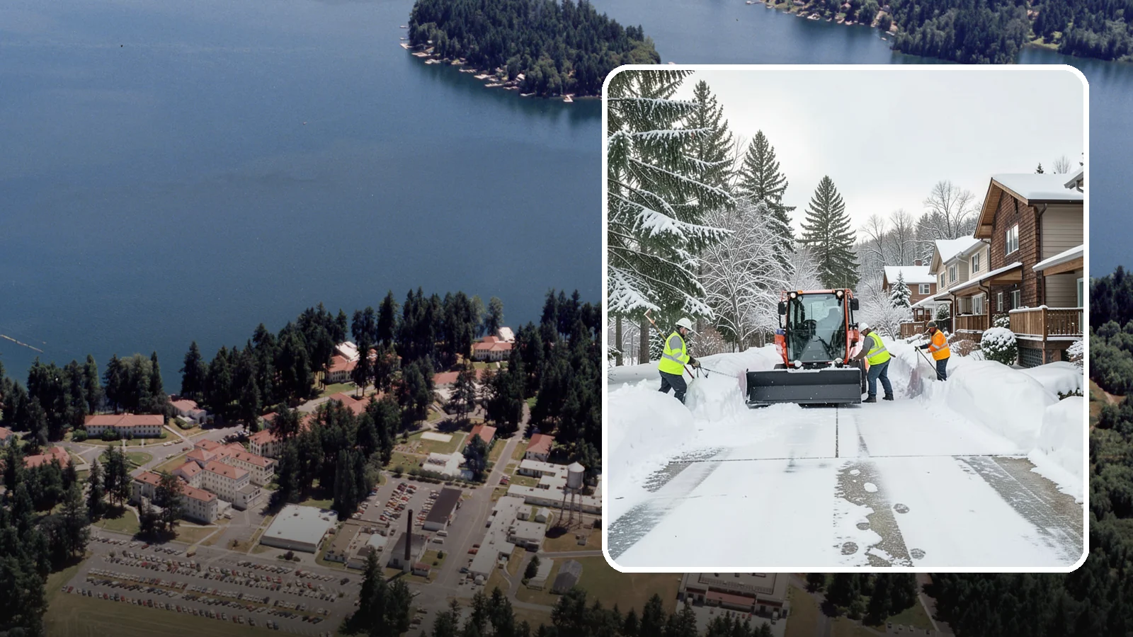 Duplex Snow Removal in Lakewood, Pierce County, WA - We clear both sides of duplex properties, keeping shared drives and separate entries safe for all occupants.